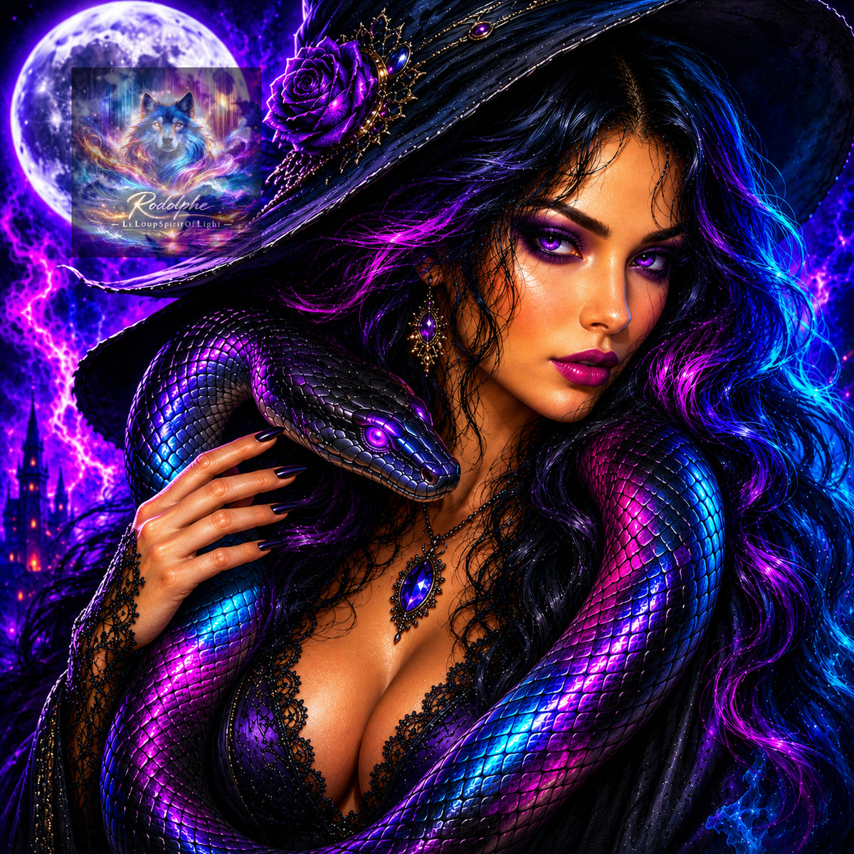 la sorcière au serpent