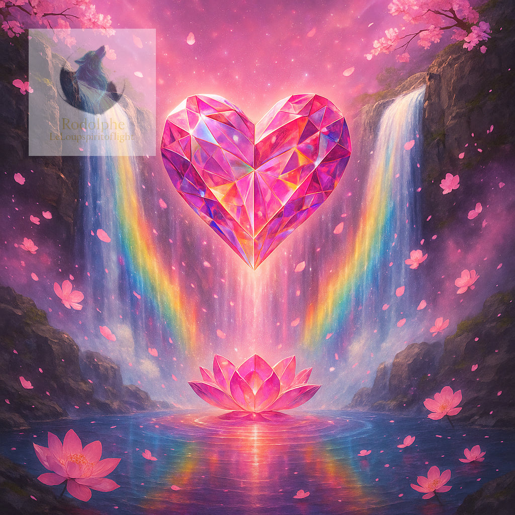 la cascade au coeur de cristal