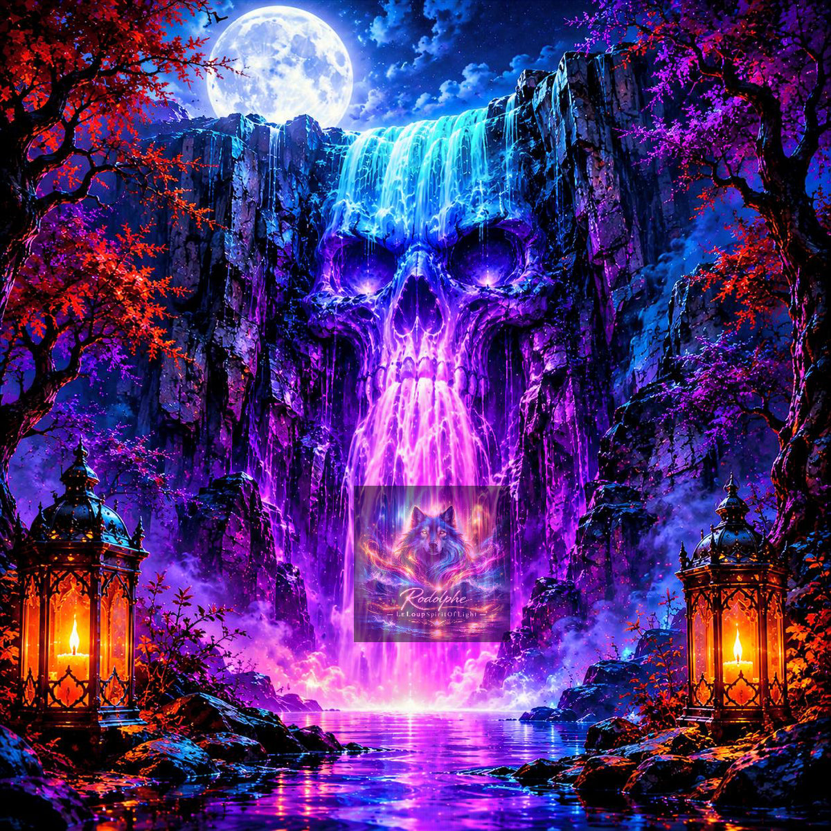 la cascade d'halloween