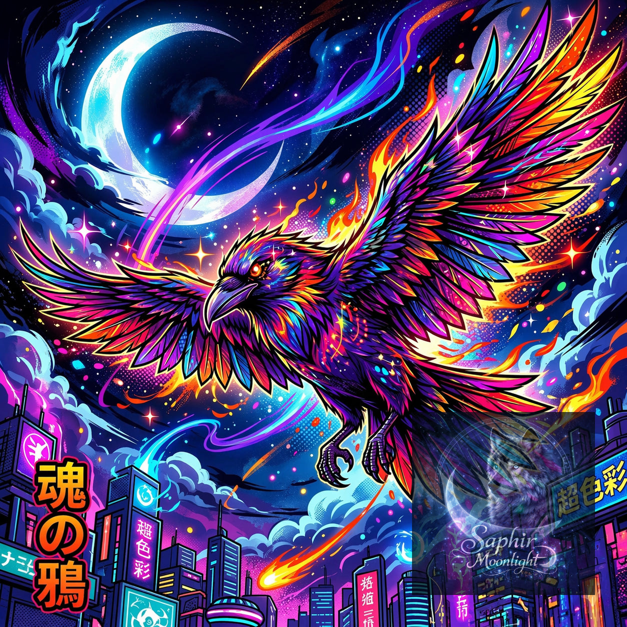 Le corbeau japonais