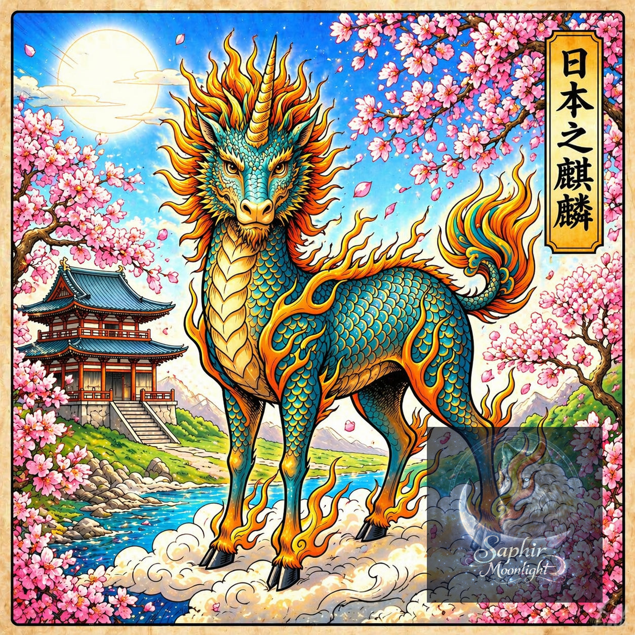 Kirin la licorne japonaise
