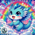 Le petit dragon bleu