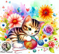 Petit chat joueur