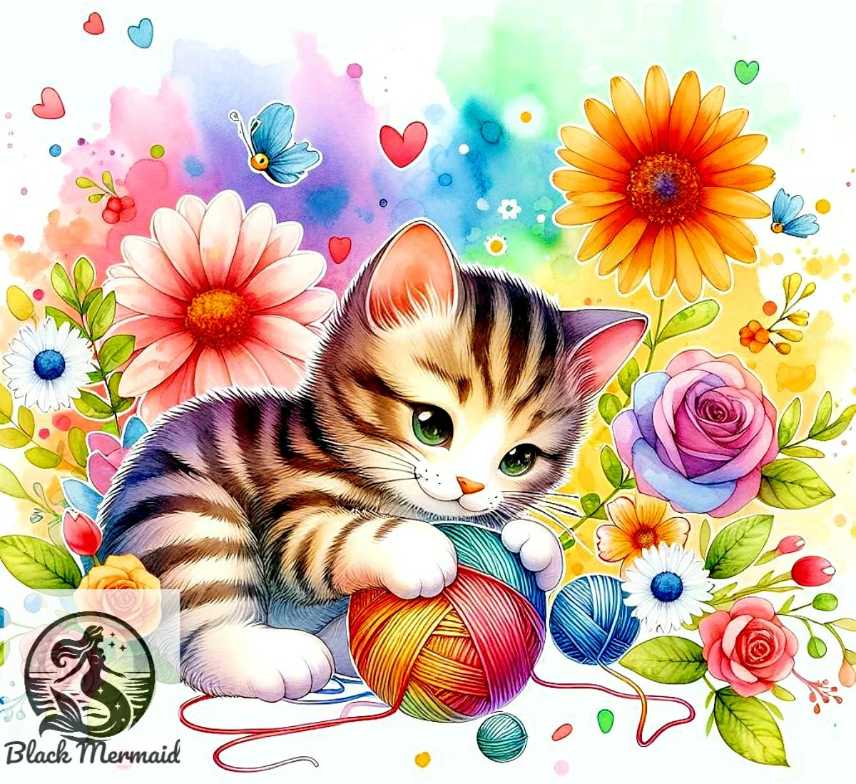 Petit chat joueur