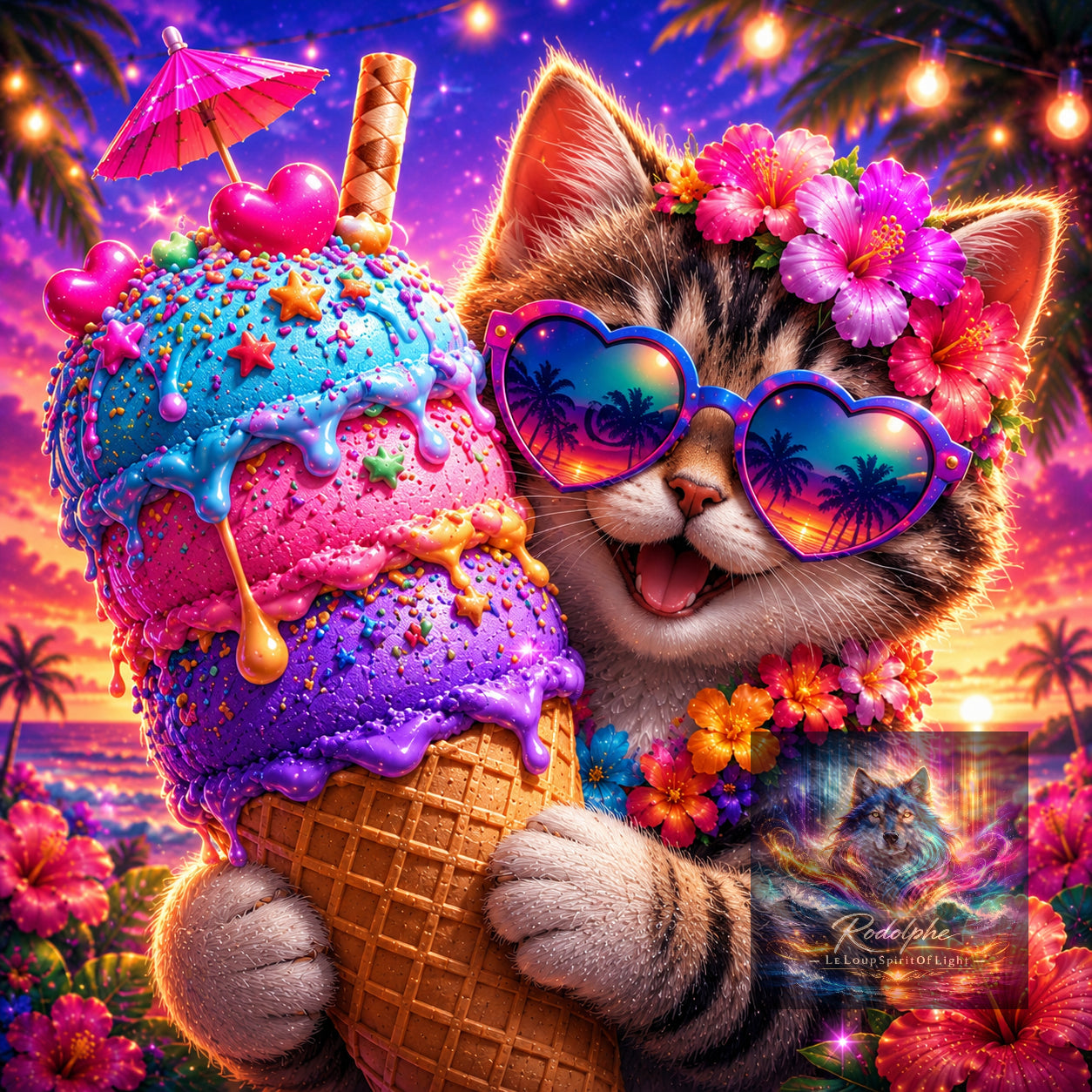 chat gourmand