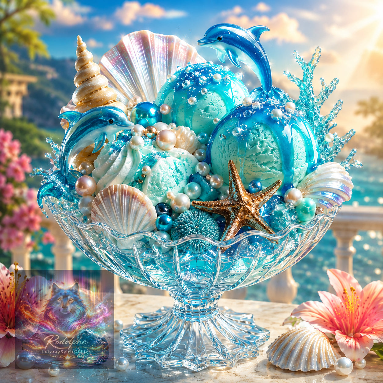 douceur glacé au bord de mer