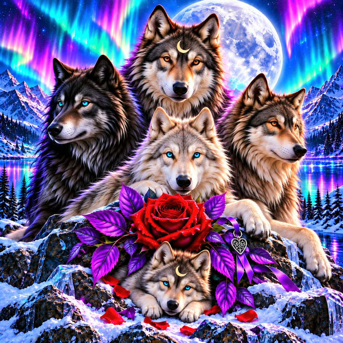 la famille des loups